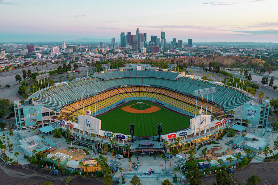 Dodger Staduim In July Photograph