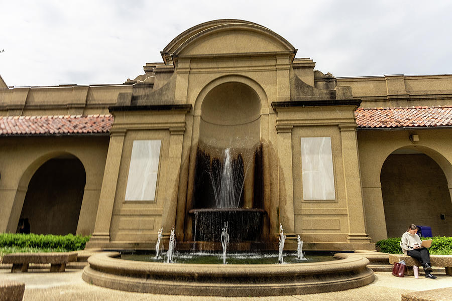 Dodson Hall Fountain at LSU Day Photograph by John McGraw - Fine Art ...