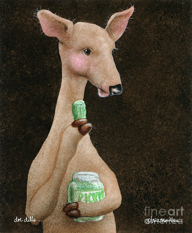 Doe Dills... Painting by Will Bullas