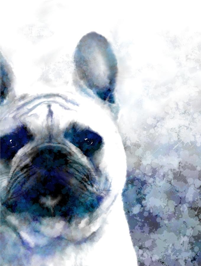 Dog 159 Bulldog Digital Art by Lucie Dumas
