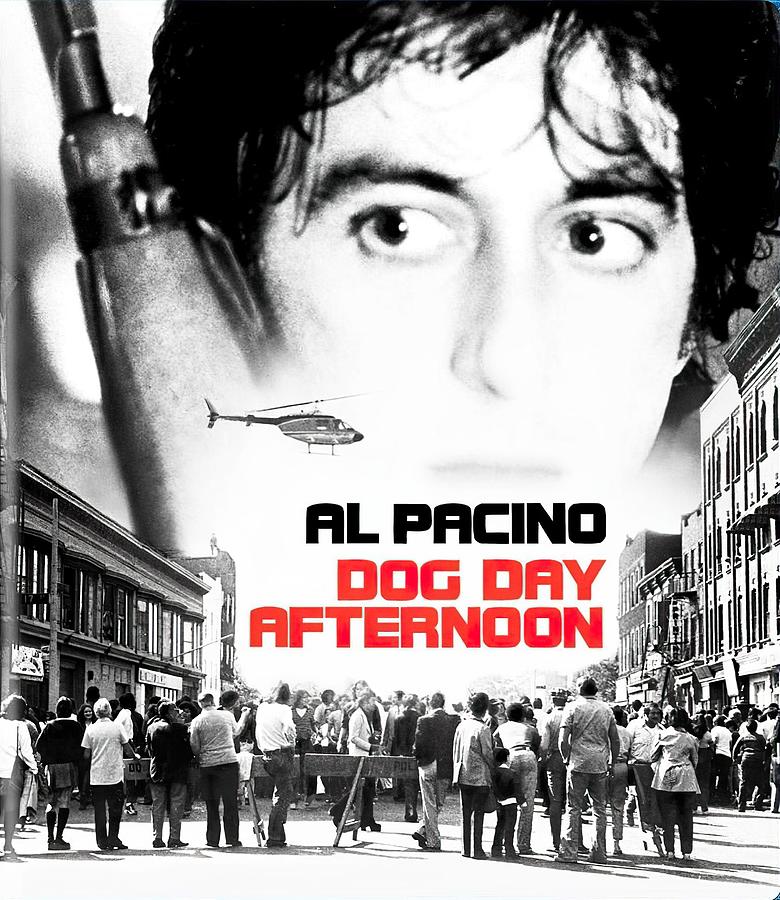 Dog Day Afternoon, 1975 - art by Bill Gold Mixed Media by Movie World Posters