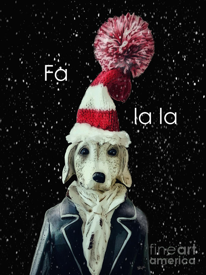 Dog Days of Christmas 5 Digital Art by Diana Rajala
