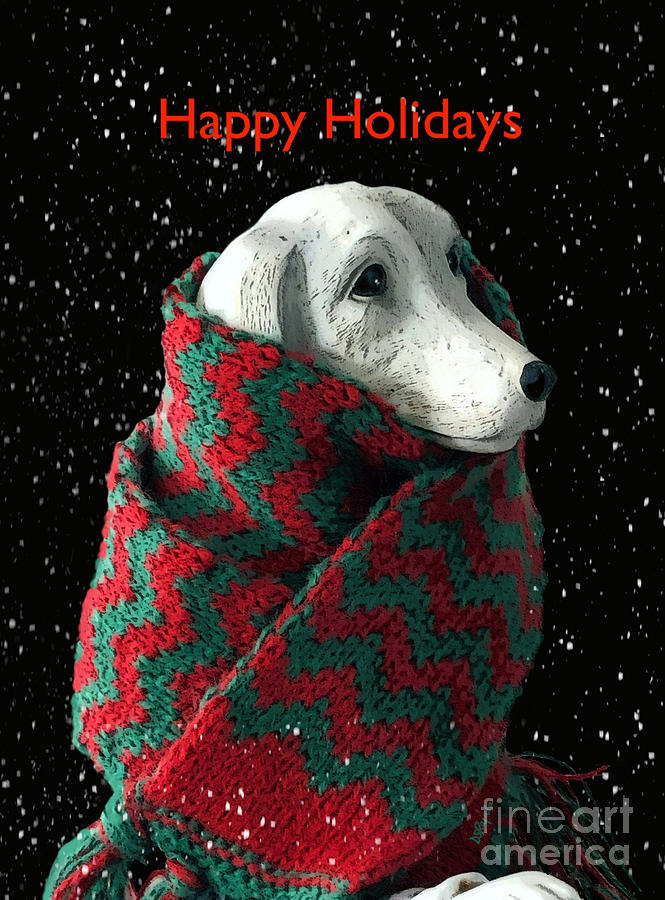 Dog Days of Christmas 7 Digital Art by Diana Rajala
