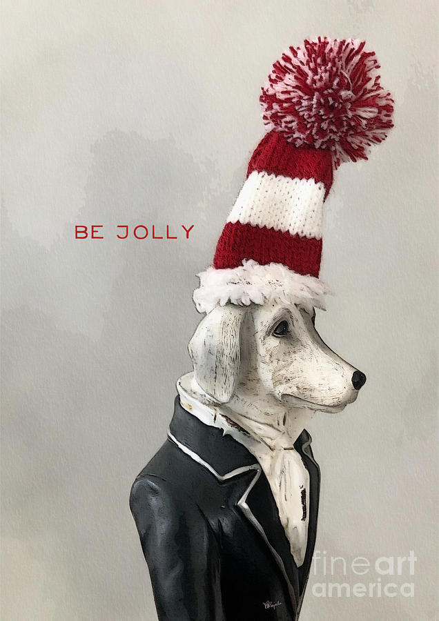 Dog Days of Christmas  Digital Art by Diana Rajala