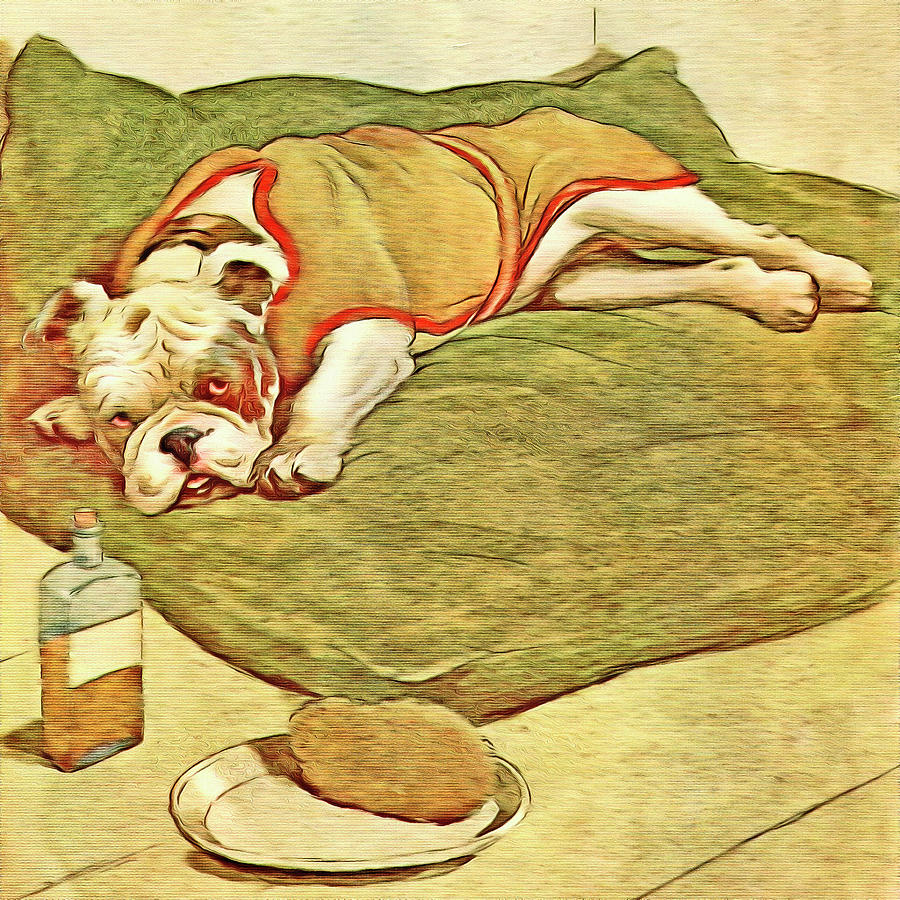 Dog Drawing 16 Digital Art by John Shepherd - Pixels