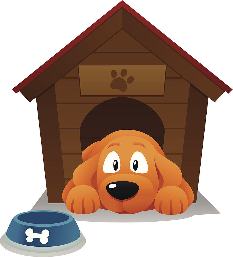Dog house Drawing by Excape25
