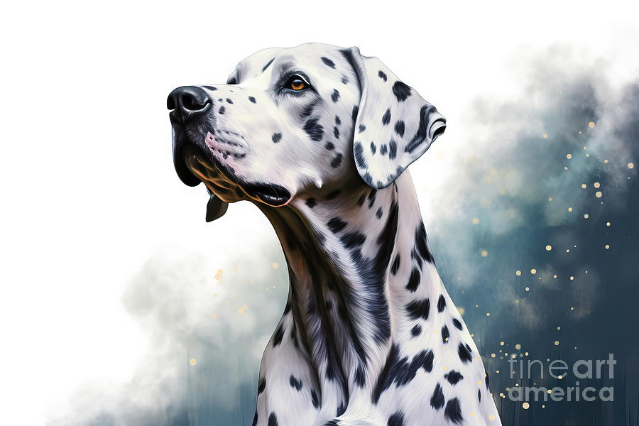 Dog Painting - Dog Image by N Akkash