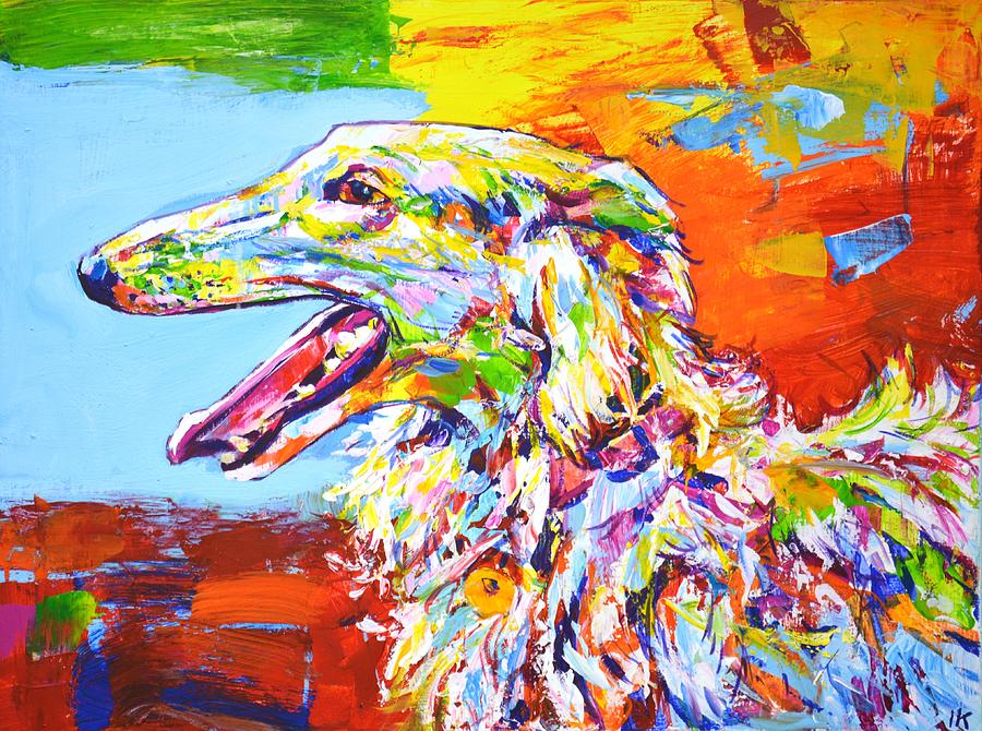 	Dog. Painting by Iryna Kastsova