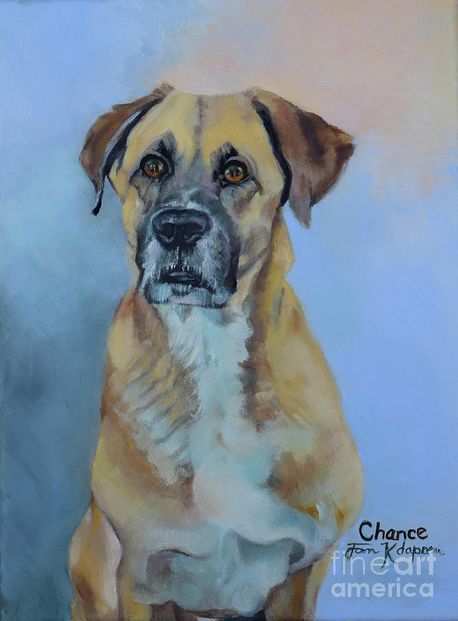 dog Painting by Jan Dappen
