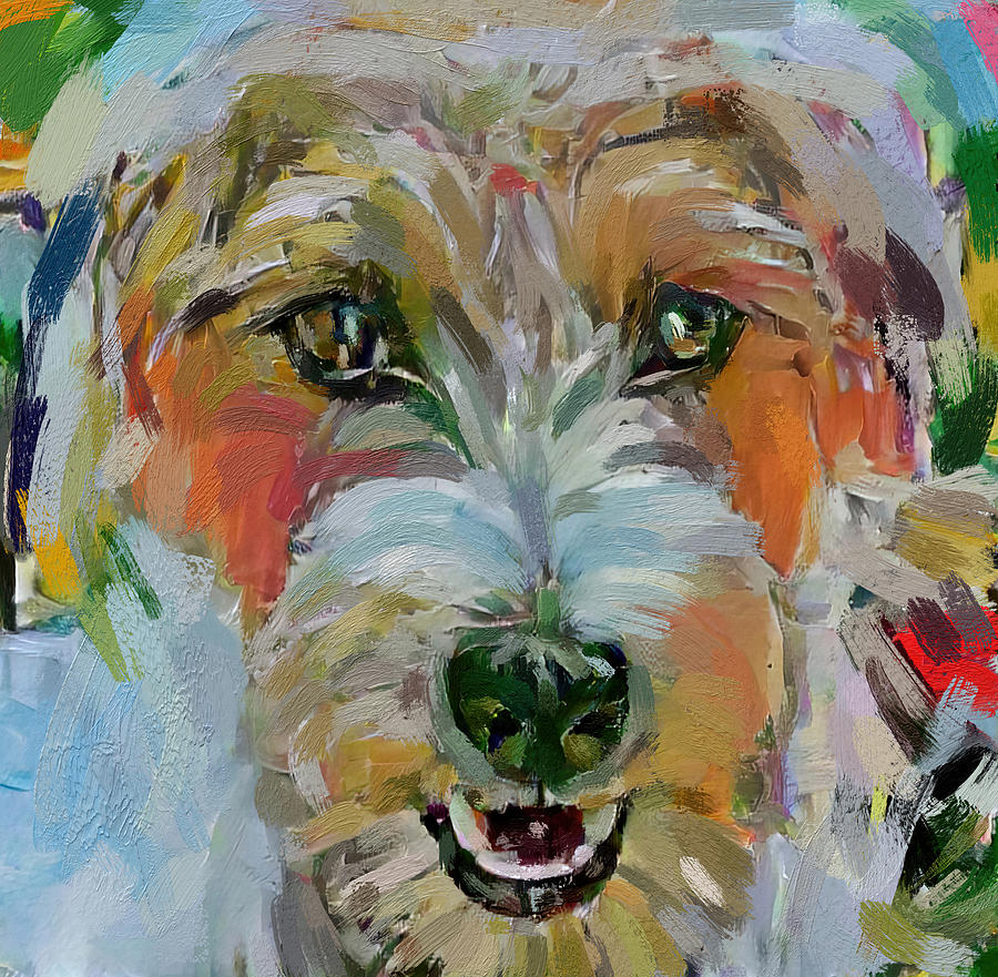 Dog Paint 3 Digital Art by Yury Malkov