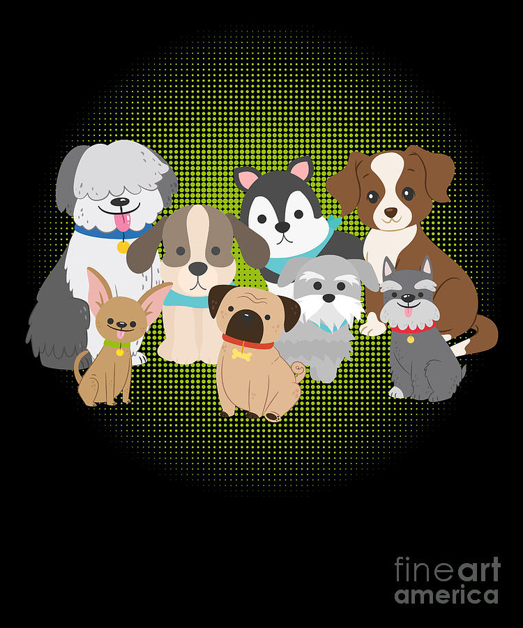 Dog Squad Dog Rescue Animal Doggie Puppy Lovers Pet Owners Gift Digital Art  by Thomas Larch - Pixels