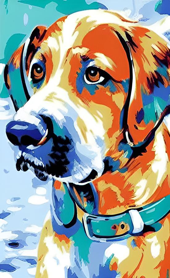 Dog3 Digital Art by David Lane