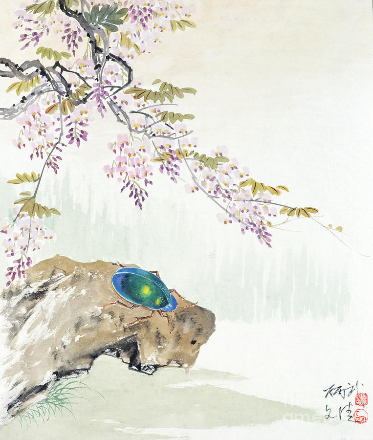 Dogbane Beetle Painting by Yan Bingwu and Yang Wenqing
