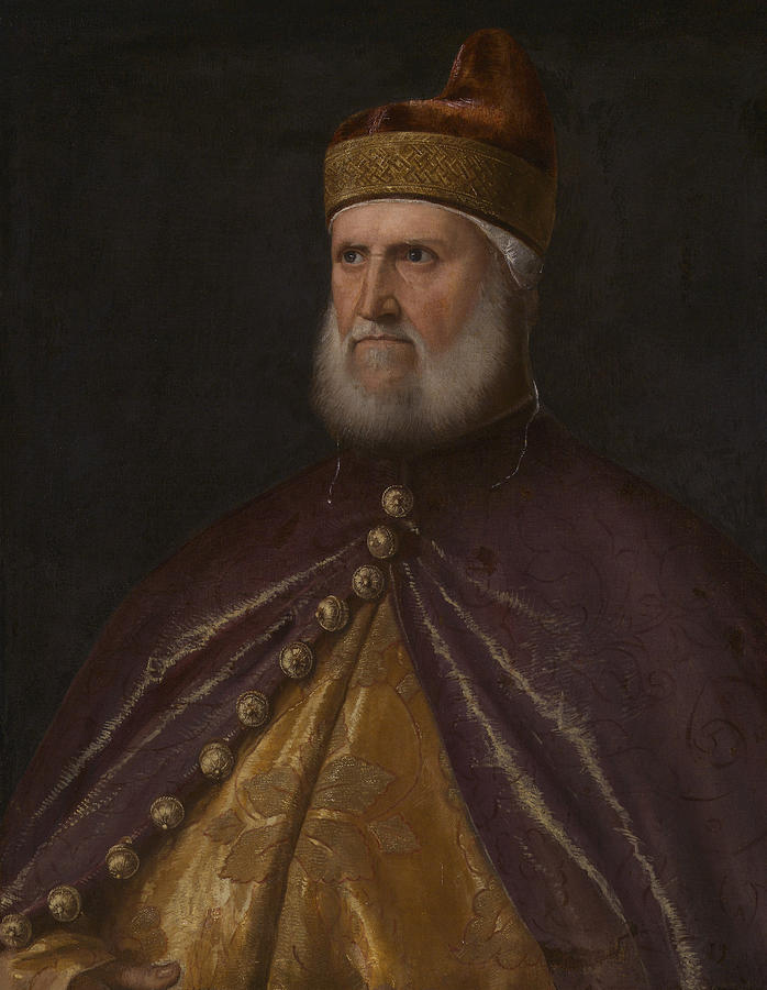 Doge Andrea Gritti Painting by Workshop of Titian