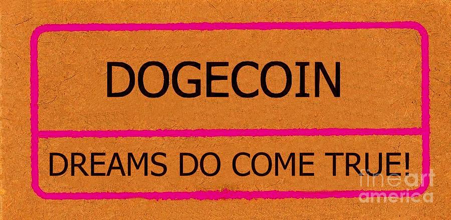 Dogecoin Cryptocurrency Mixed Media