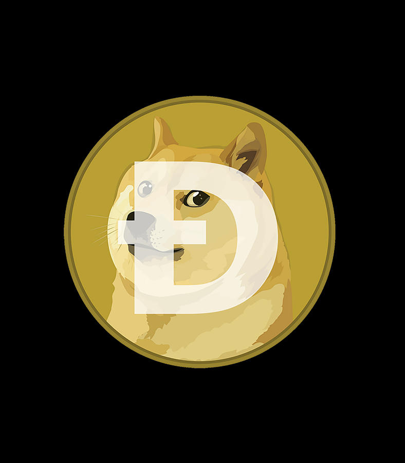 Dogecoin Cryptocurrency Token Digital Art by Thanh Nguyen