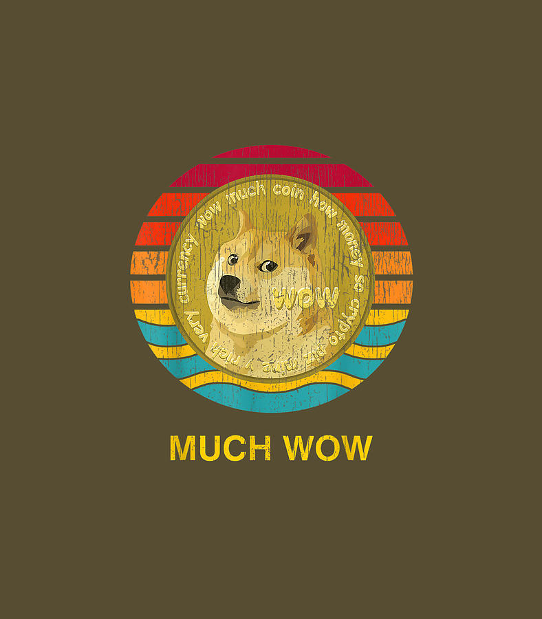 Dogecoin Doge Much Wow Digital Art By Elisei Niah 