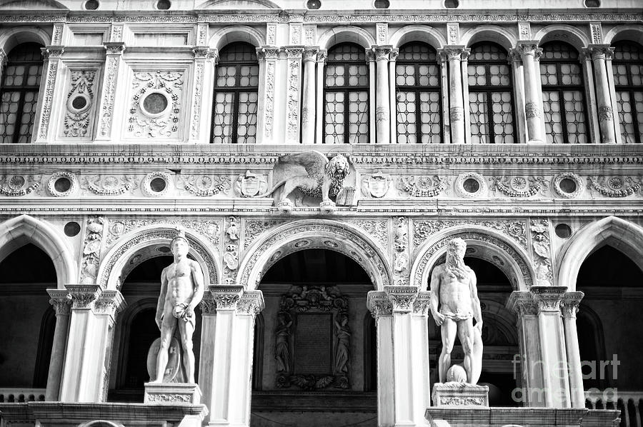 Doges Palace Renaissance Wing in Venice Photograph by John Rizzuto