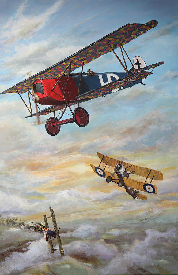 Dogfight Painting by John Beam - Fine Art America