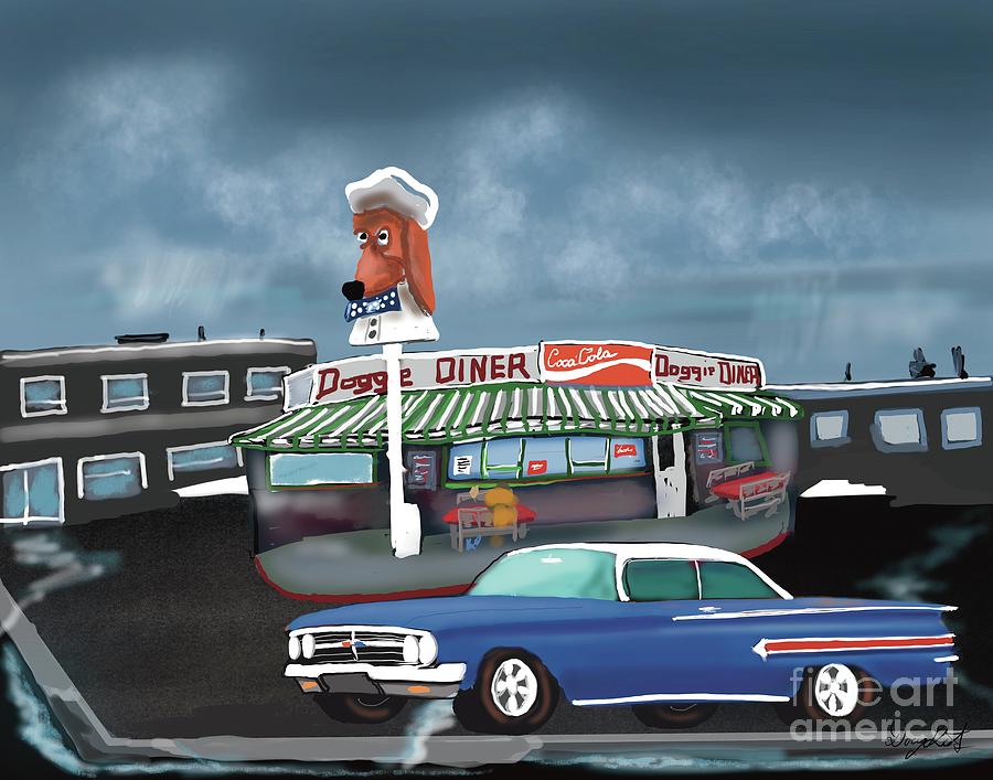 Doggie Diner Digital Art by Doug Gist Doggie Diner Digital Art by Doug Gist