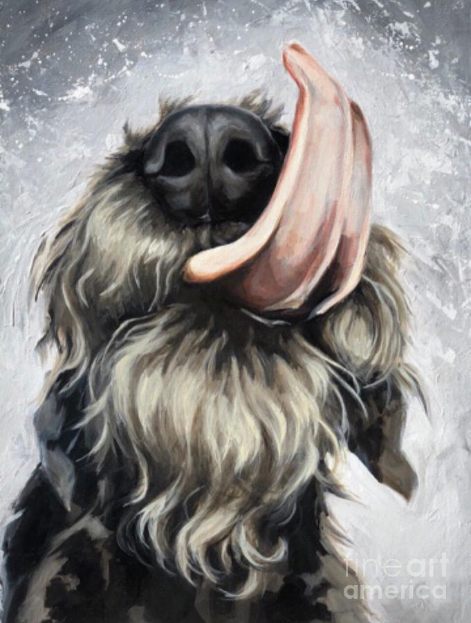 Animal Painting - Dogs Life by Rache Gerber