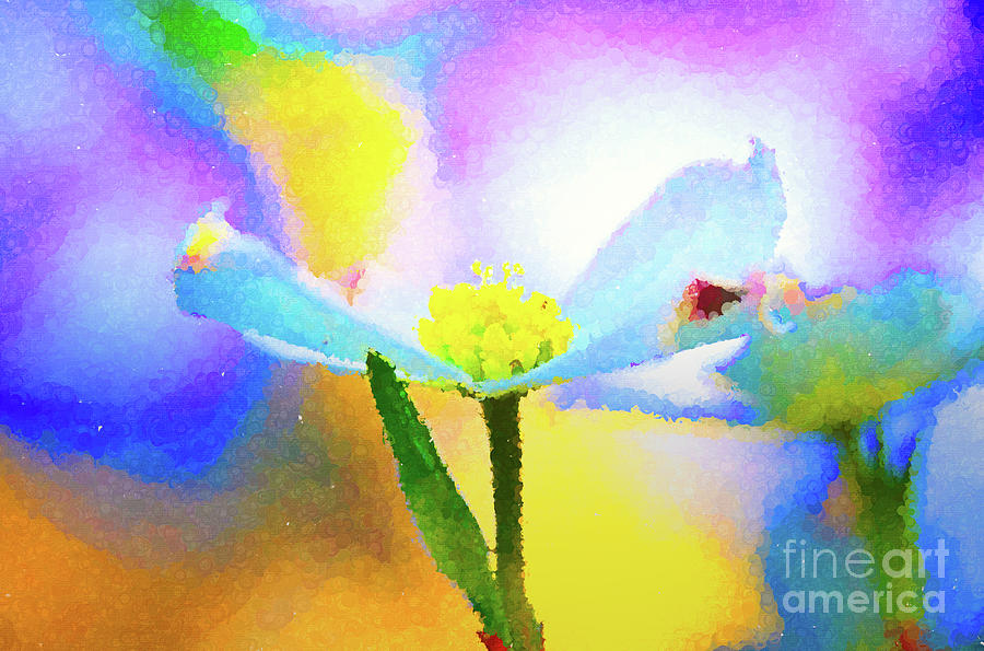 Dogwood 14 #easter #colorful #textured Photograph by Andrea Anderegg
