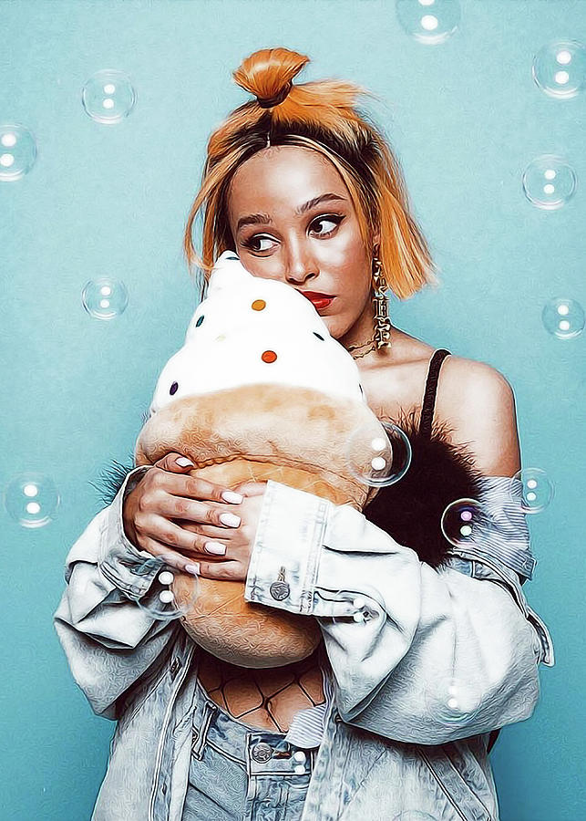 Doja Cat Blue Digital Art by Mima Zatuliny