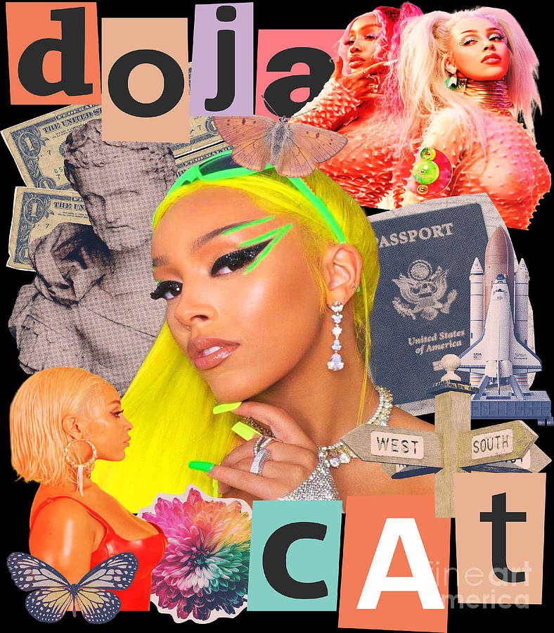 Doja Cat Digital Art by Frankie K - Fine Art America