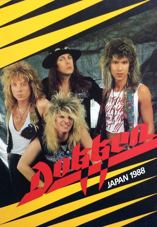 Dokken Band Japan 1988 Digital Art by Joan Mitchell - Fine Art America