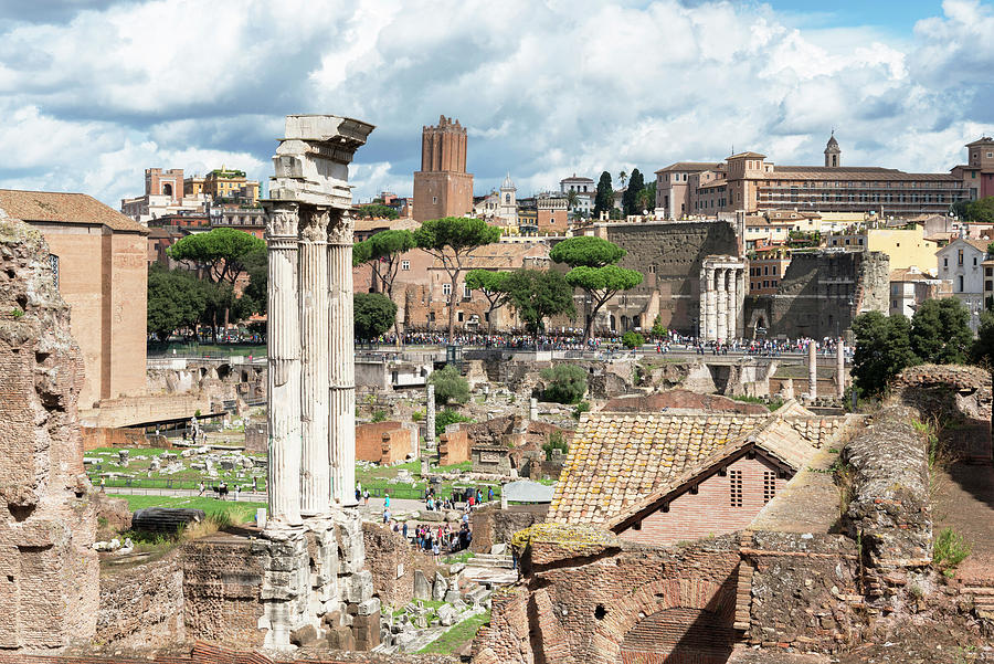 Dolce Vita Rome Collection - Roman Ruins in Rome II Photograph by ...