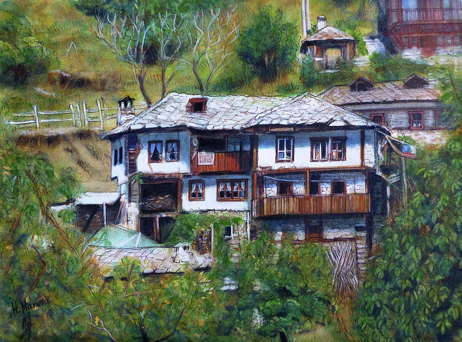Dolen, Bulgaria Painting by Henrieta Maneva
