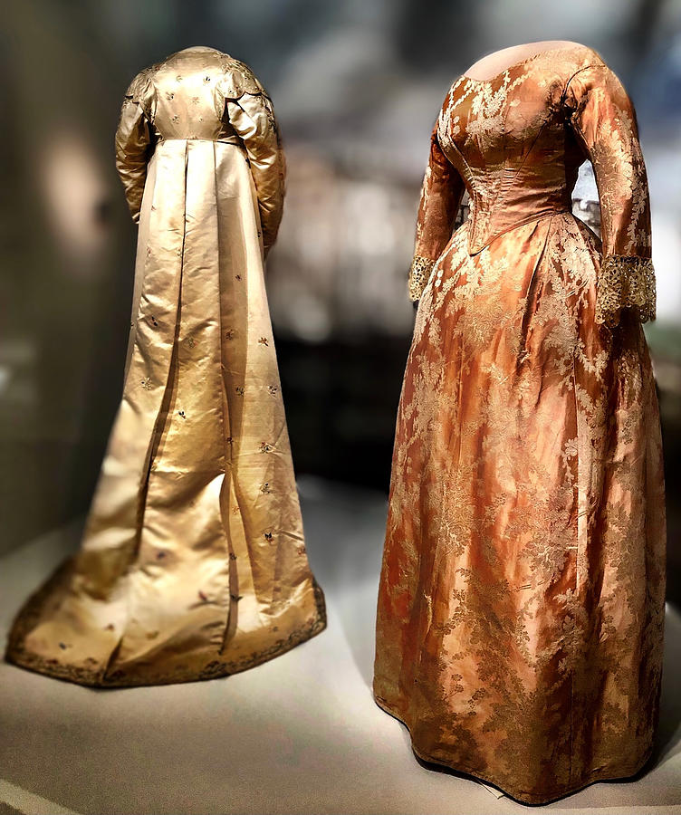 Dolley Madison Gown at the American History Museum  Photograph by Lois Ivancin Tavaf