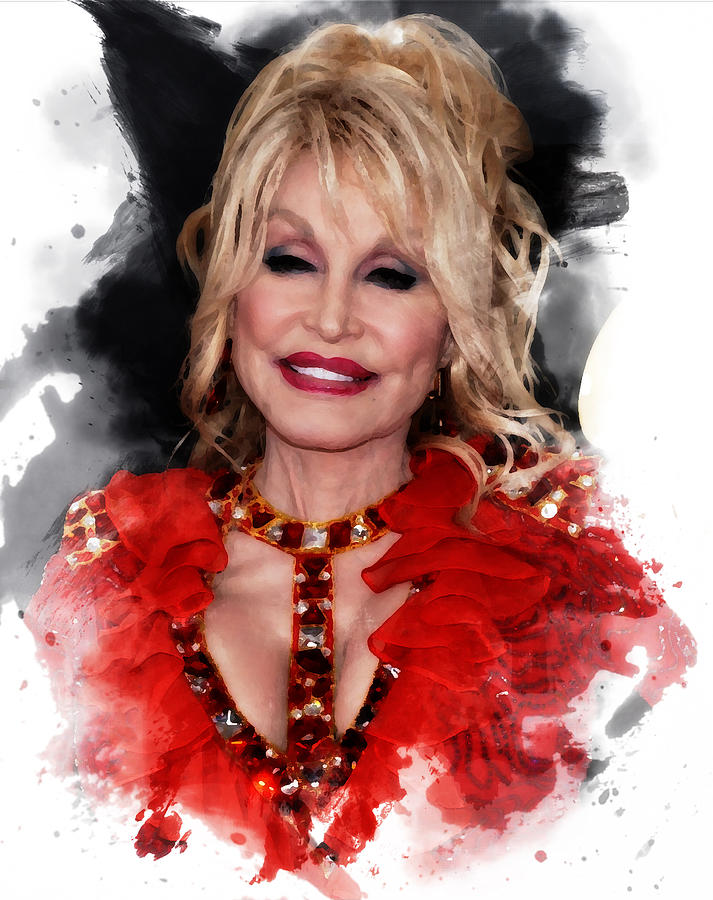 Dolly Parton I Will Always Love You Mixed Media by Brian Reaves Fine