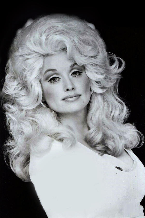 Dolly Parton Vintage, Black and White Photograph by Dragon Art | Fine ...