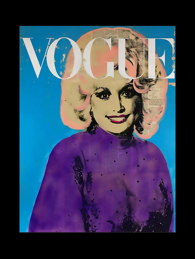 Dolly Parton Vogue Digital Art by Raymond D Brown - Pixels