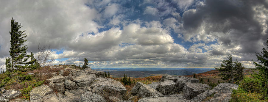 Dolly Sods Wilderness Panorama Photograph by Carolyn Hutchins