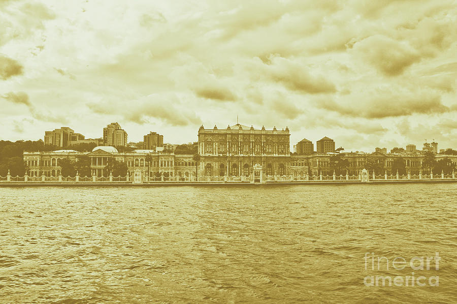 Dolmabahce Palace in vintage style Photograph by Yavor Mihaylov