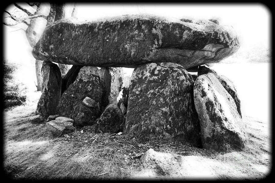 Dolmen de Roch-Feutet near the Carnac in Britanny Photograph by Michal Boubin