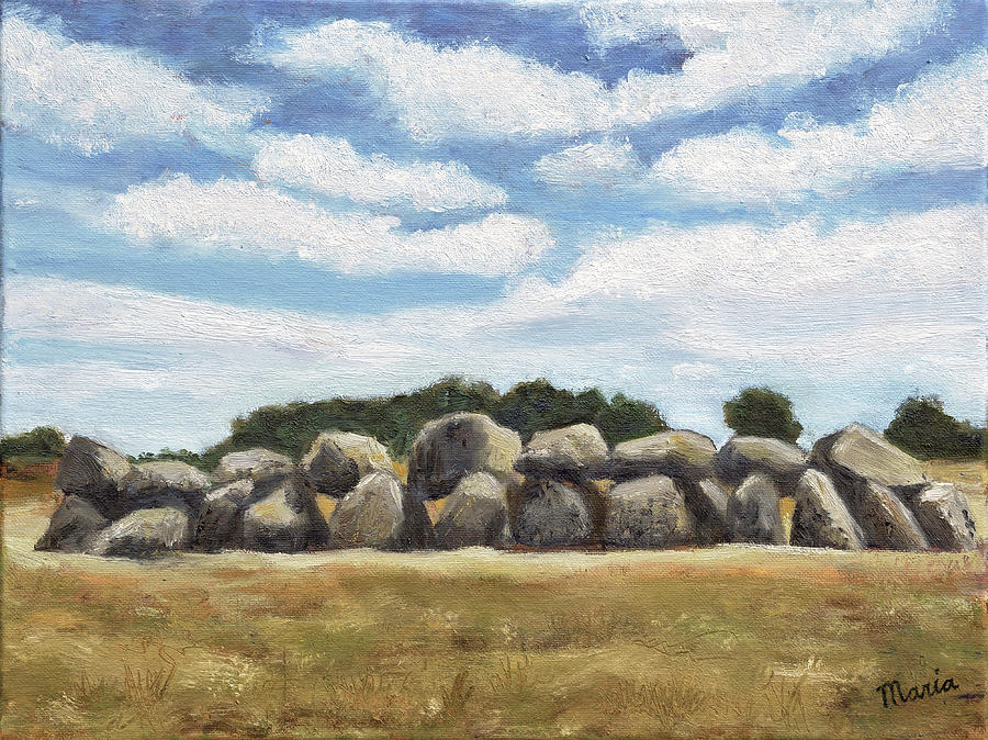 Dolmen Painting by Maria Meester