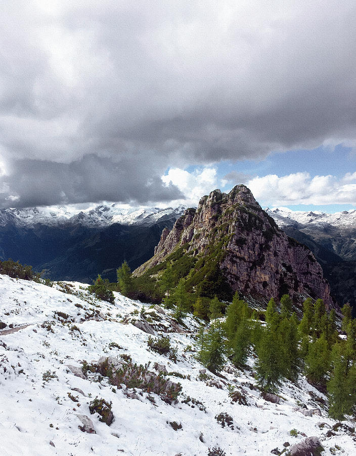 Dolomite Vista Italian Alps Photograph by Deborah League