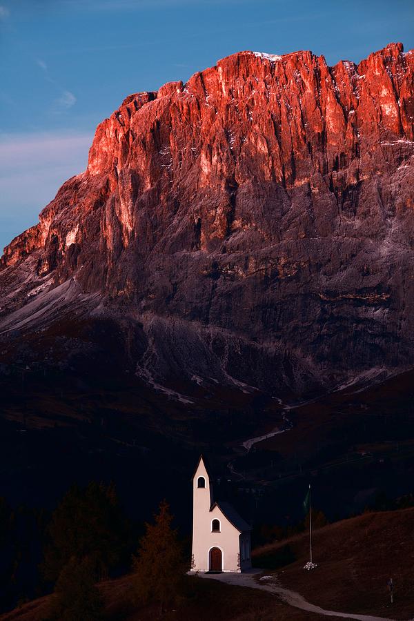 Dolomites church Photograph by Songquan Deng