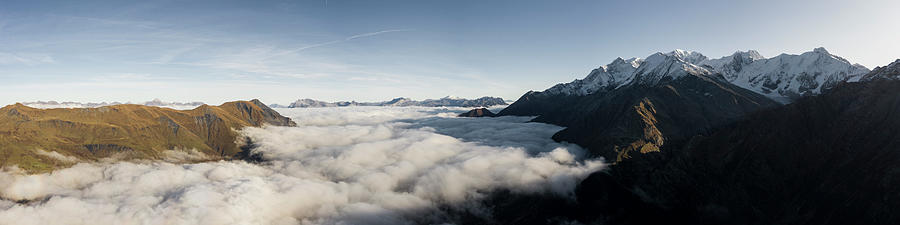 Dolomites Italy mist Photograph by Sonny Ryse