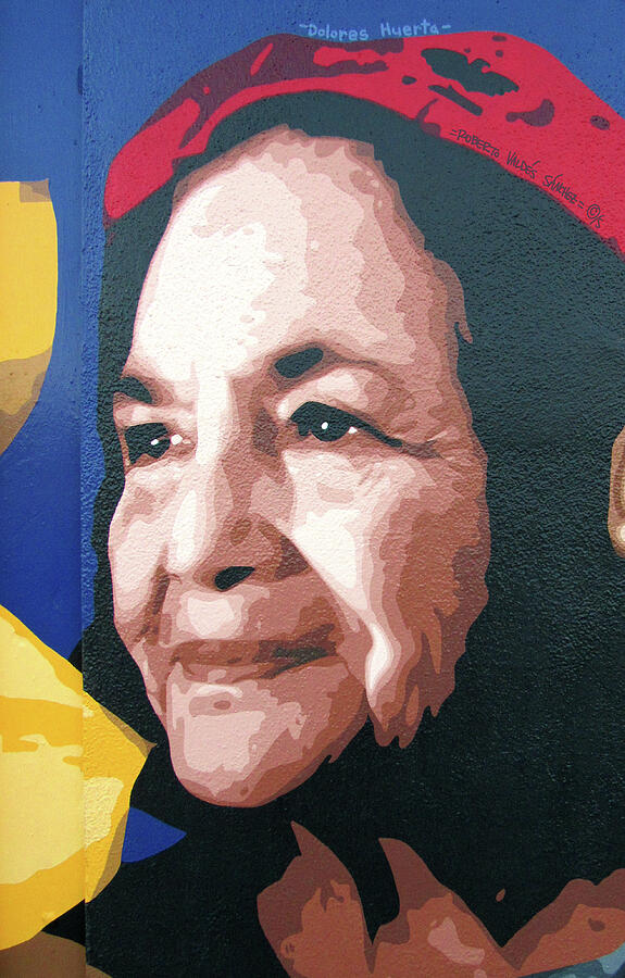 Dolores Huerta Painting By Roberto Valdes Sanchez Pixels