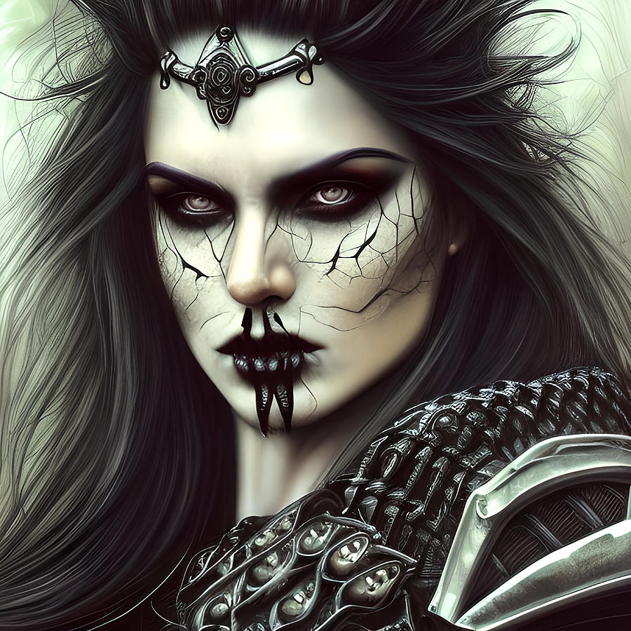 Dolores the Gothic Medieval Knight of Mythical Lore Digital Art by ...