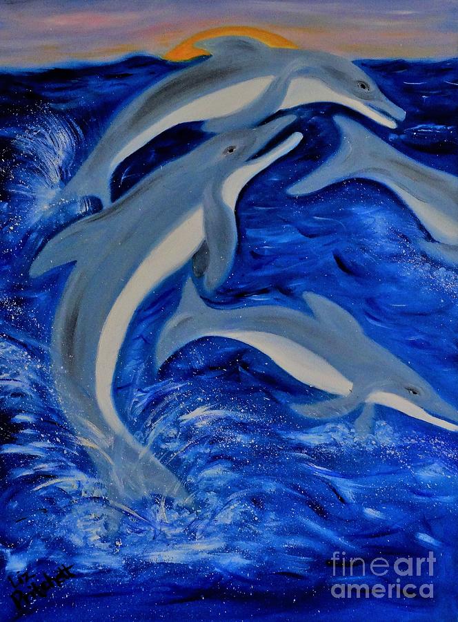 Dolphin Fun Painting
