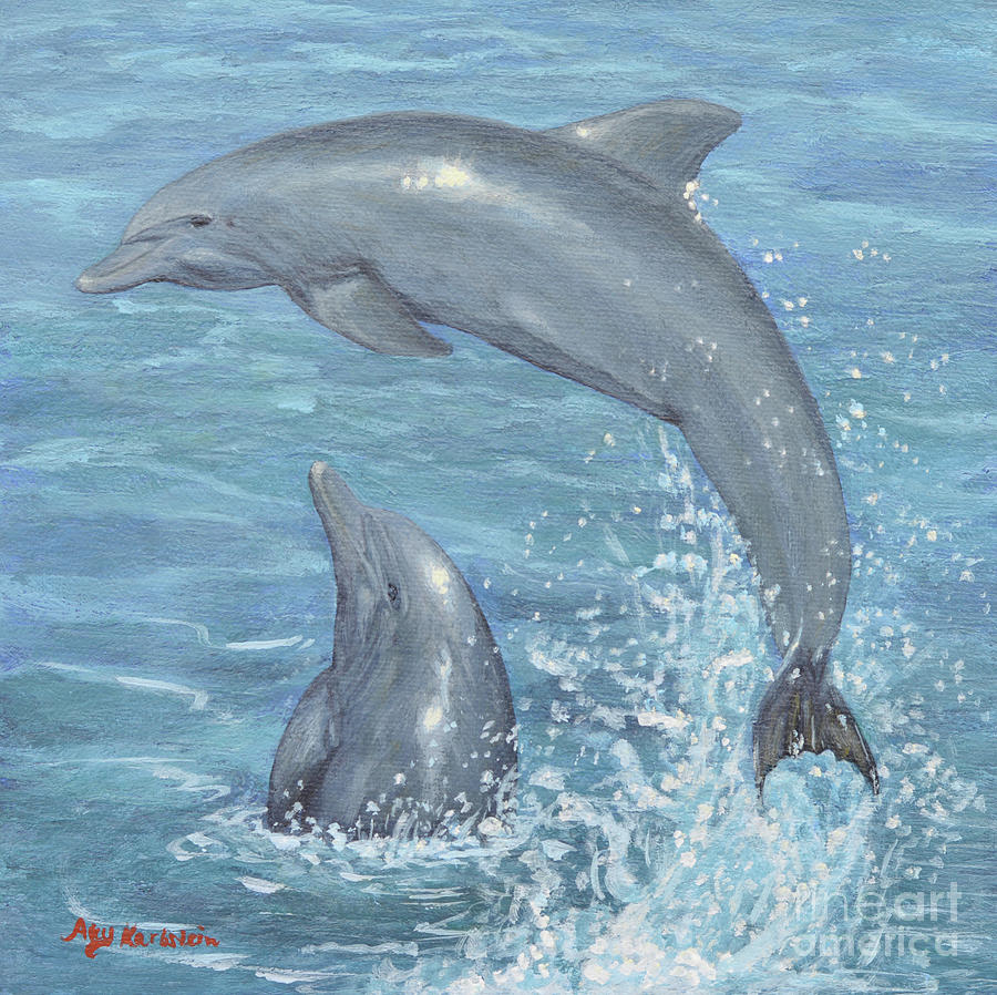 Dolphin Magic Painting