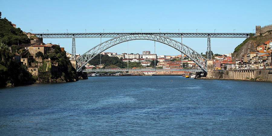 Dom Luis 1 Bridge in Porto Photograph by Laurel Talabere - Pixels