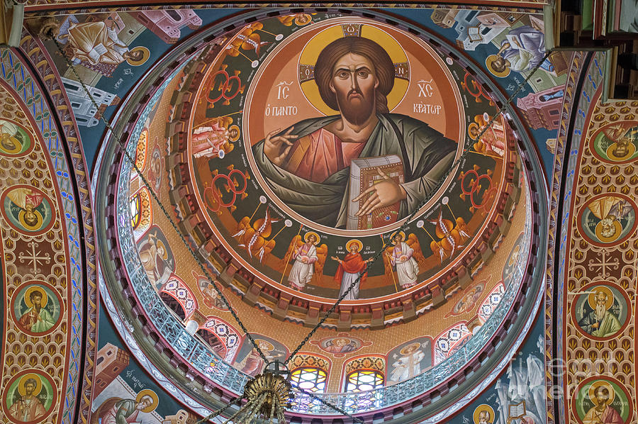 Dome Agios Minas cathedral Photograph by Bryan Attewell