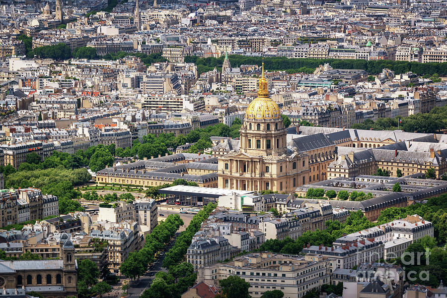 Dome des Invalides, Paris Photograph by Delphimages Paris Photography