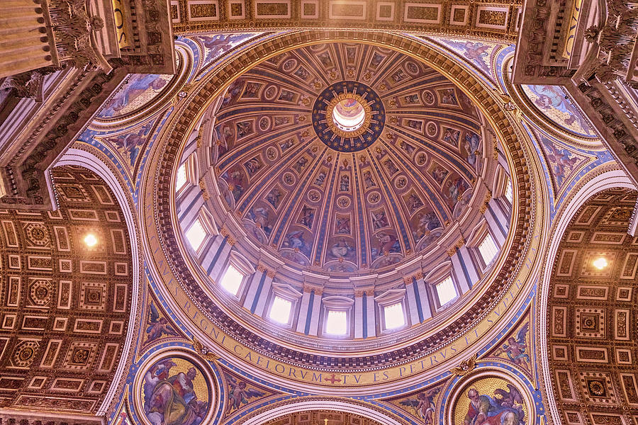 Dome of St. Peter's Basilica Photograph by Joseph Peppard - Fine Art ...